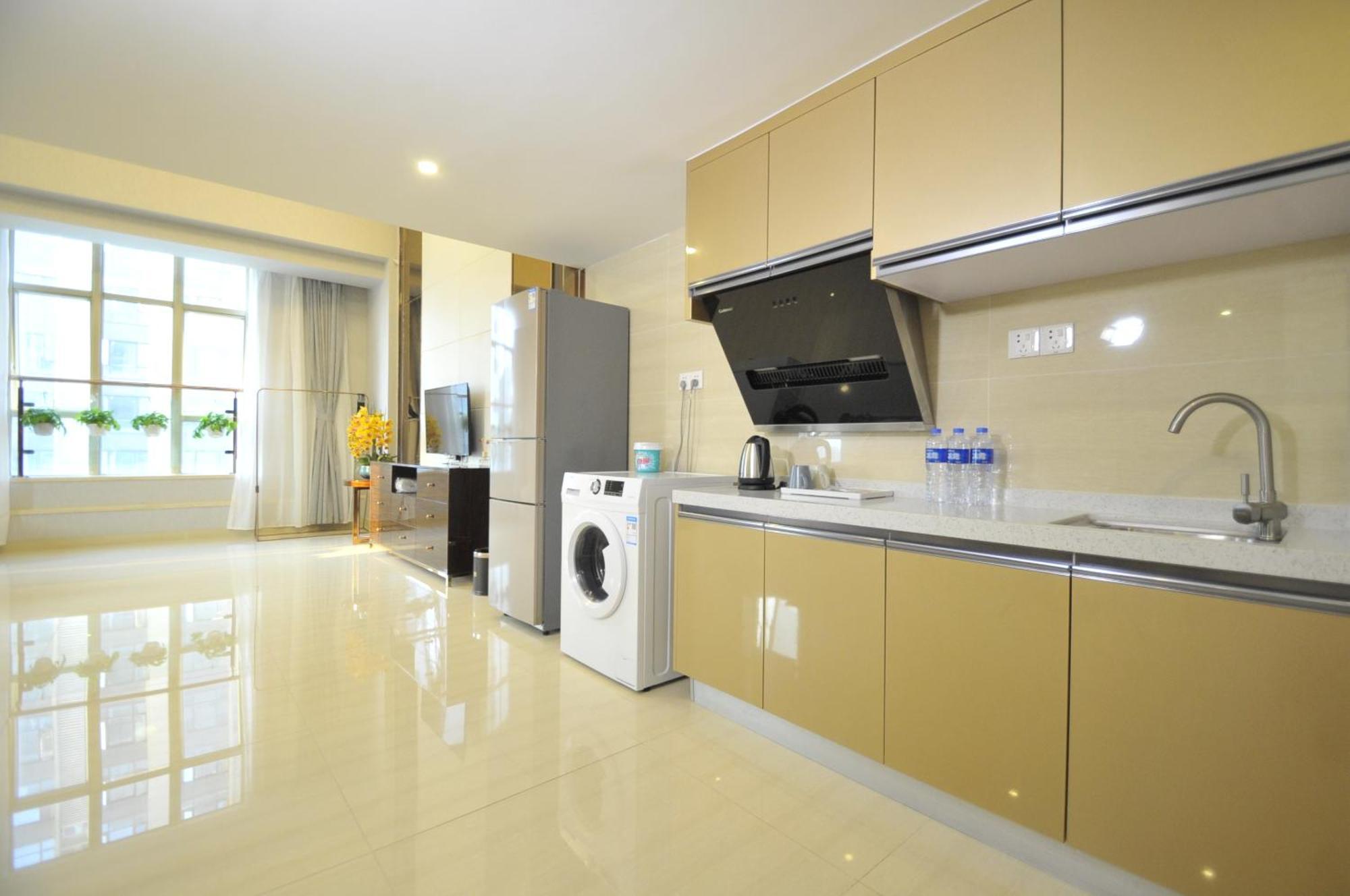 Waifiden Duplex Hotel Apartment Zhongyong Jinyu Branch-Free Shuttle Bus During The Canton Fair Bagian luar foto