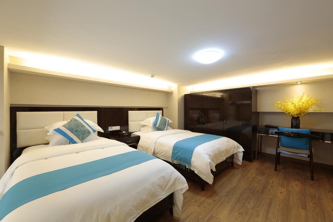 Waifiden Duplex Hotel Apartment Zhongyong Jinyu Branch-Free Shuttle Bus During The Canton Fair Bagian luar foto